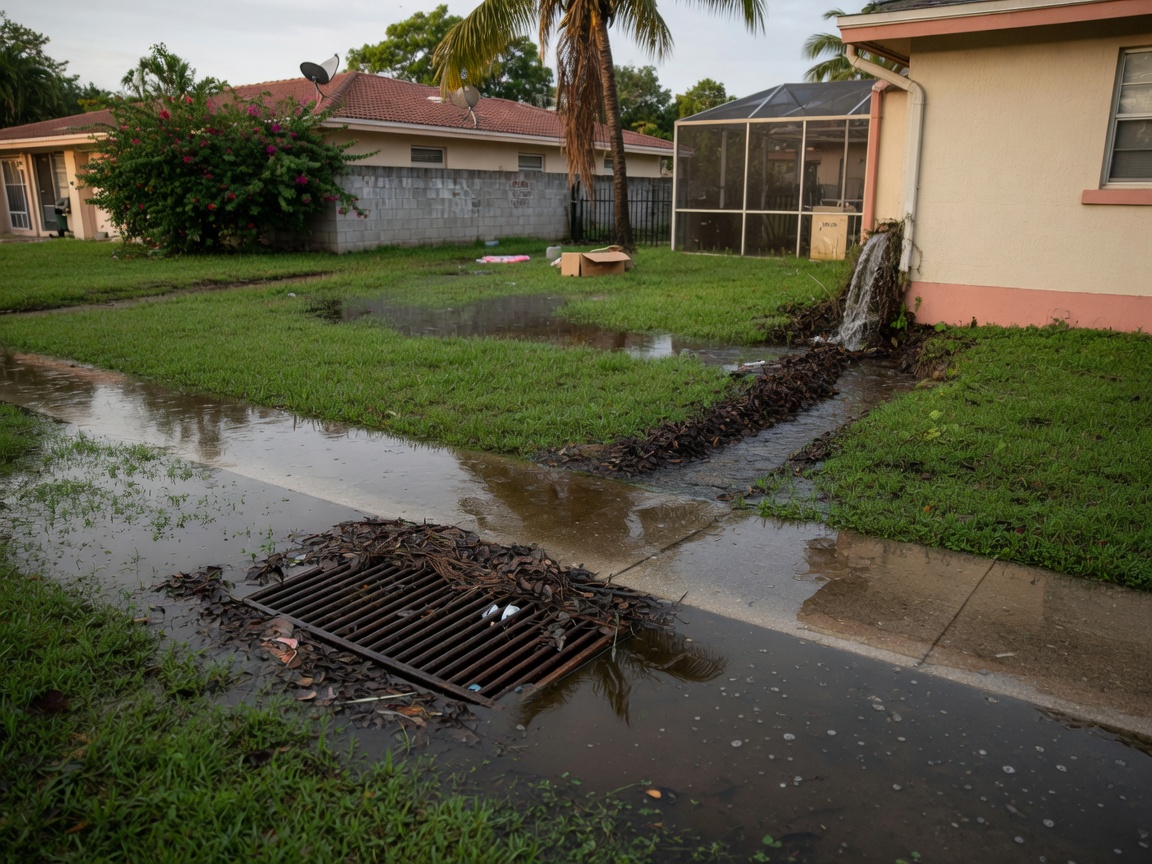 Local Drainage Issues That Lead to Yard Flooding in Coral Springs