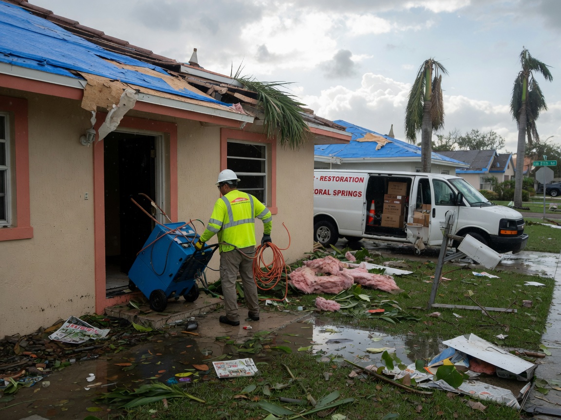 Hurricane Storm Damage Restoration in Coral Springs